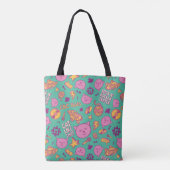 Cottonball Pattern Monogram Schouder Tas (Achterkant)