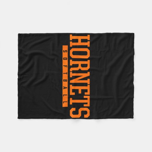 Cottondale Hornets Softll Hs  Fleece Deken (Voorkant (Horizontaal))