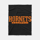 Cottondale Hornets Softll Hs  Fleece Deken (Voorkant)