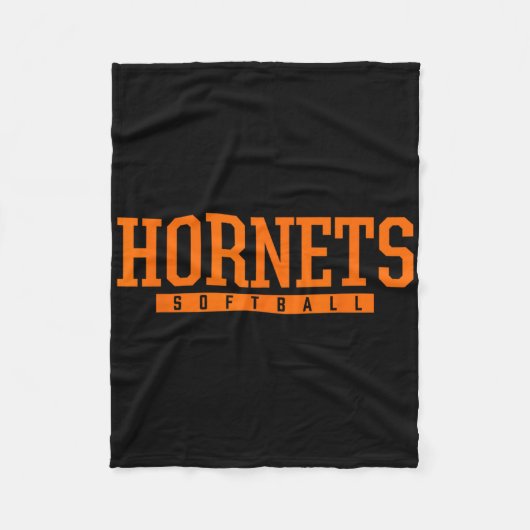 Cottondale Hornets Softll Hs  Fleece Deken (Voorkant)