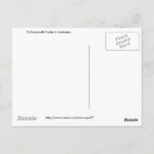 Cottonmouth Snake Basking Briefkaart (Achterkant)