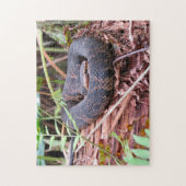 Cottonmouth Snake Puzzle Legpuzzel (Verticaal)