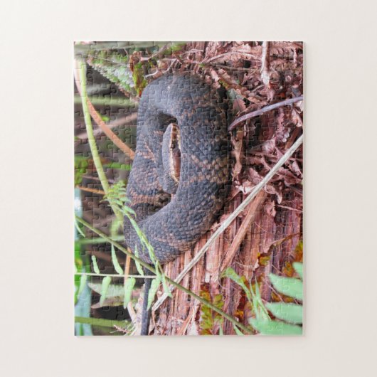 Cottonmouth Snake Puzzle Legpuzzel (Verticaal)