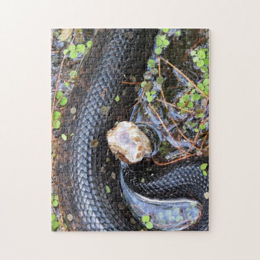 Cottonmouth Snake Puzzle Legpuzzel (Verticaal)