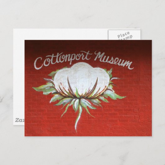 Cottonport Museum Briefkaart (Voorkant / Achterkant)
