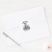 Cottontail Candy Company Chocolade Knuffel Konijn Ronde Sticker (Envelop)