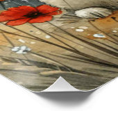 Cottontail Carousel: Een Beetje Whimsy Bunny Perfect Poster (Hoek)