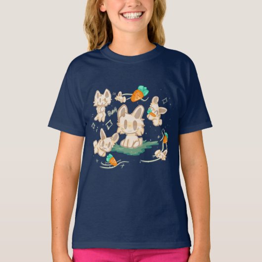 Cottontail Chaos  T-shirt (Voorkant)