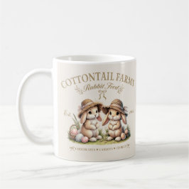 Cottontail Farms Vintage Easter Bunnies Koffiemok