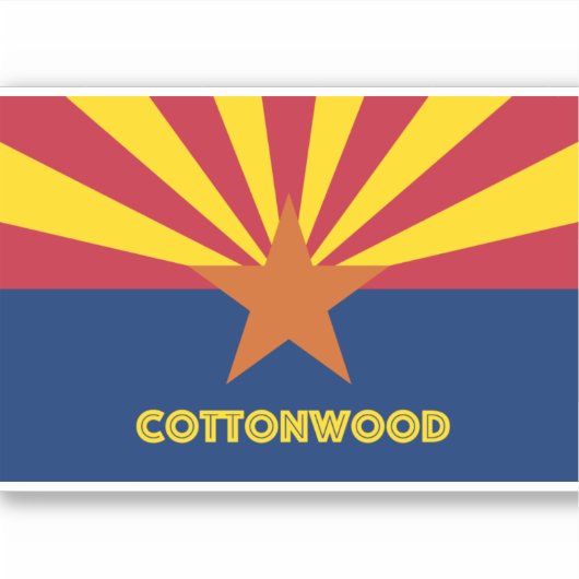 Cottonwood Arizona Sticker (Voorkant)