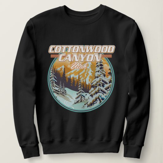 Cottonwood Canyon Utah-logo Trui (Design voorkant)