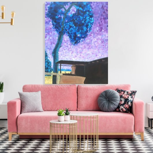 Cottonwood Dusk Canvas Afdruk (Insitu (Woonkamer))