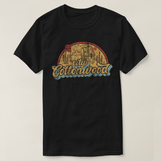 Cottonwood stad, Arizona T-shirt (Design voorkant)