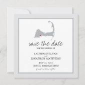 Cotuit Cape Cod Wedding Save the Date (Voorkant)