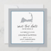 Cotuit Cape Cod Wedding Save the Date (Voorkant)