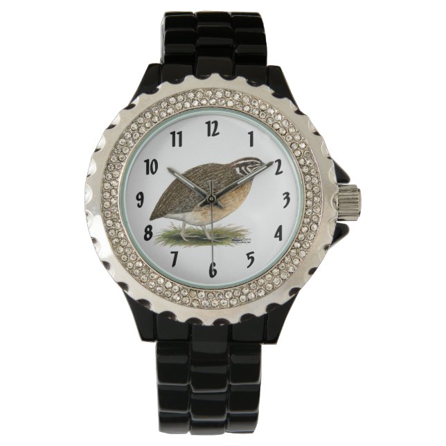 Coturnix farao kwartel horloge (Voorkant)