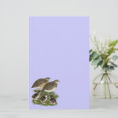 Coturnix Kwartelfamilie Briefpapier (Staand voorkant)