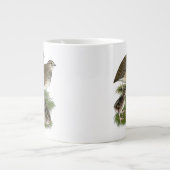 Coturnix Kwartelfamilie Grote Koffiekop (Voorkant)