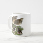 Coturnix Kwartelfamilie Koffiemok (Voorkant links)