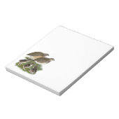 Coturnix Kwartelfamilie Notitieblok (Linkerzijde)