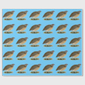 Coturnix Pharaoh Quail Cadeaupapier (Vlak)