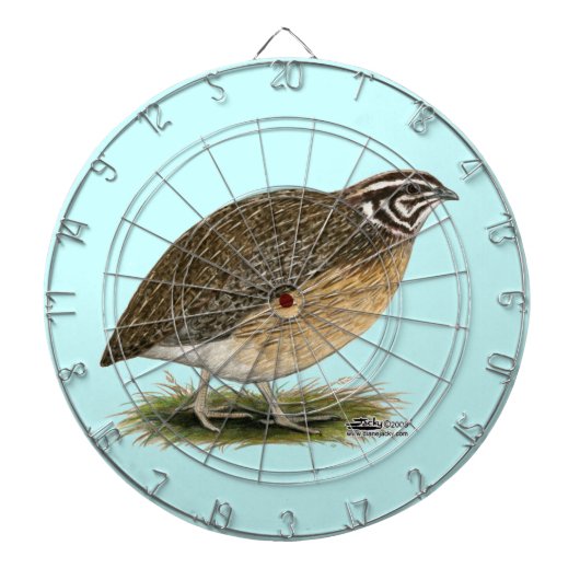 Coturnix Pharaoh Quail Dartbord (Voorkant)