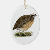 Coturnix Pharaoh Quail Keramisch Ornament (Rechts)