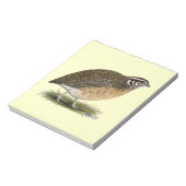 Coturnix Pharaoh Quail Notitieblok (Linkerzijde)