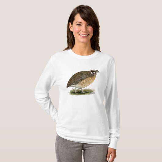 Coturnix Pharaoh Quail T-shirt (Voorkant volledig)