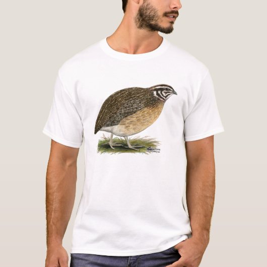 Coturnix Pharaoh Quail T-shirt (Voorkant)