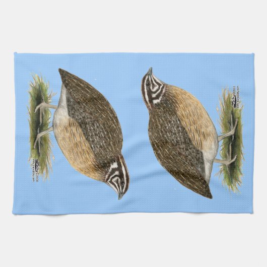 Coturnix Pharaoh Quail Theedoek (Horizontaal)