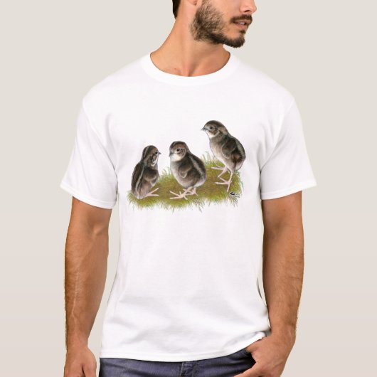 Coturnix Quail Chicken T-shirt (Voorkant)