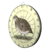 Coturnix Quail Hen Dartbord (Voorkant Rechts)