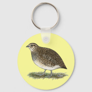 Coturnix Quail Hen Sleutelhanger
