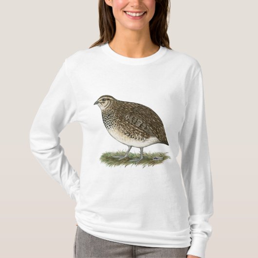 Coturnix Quail Hen T-shirt (Voorkant)