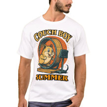 Couch Boy Zomer — Luie Vibes Hamster in Beweging