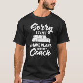 Couch citeert Sofa Potato Living Room 1 T-shirt (Voorkant)