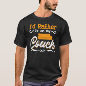 Couch citeert Sofa Potato Living Room T-shirt (Voorkant)