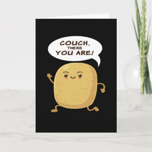Couch daar ben je vegan aardappel kaart