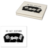Couch Greyhound (flawn) Dog Lazy Slapende Funny Rubberstempel (Gestempeld)