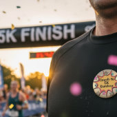 Couch naar 5K-overlever Grappige Hardloop Prestati Ronde Button 5,7 Cm