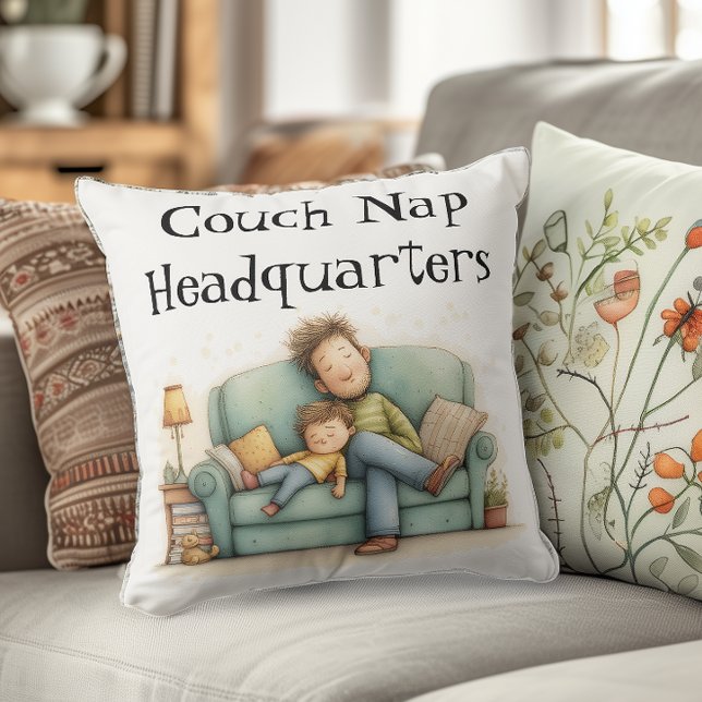 Couch Nap Hoofdkwartier Vaderdag Kussen (Creator heeft geüpload)