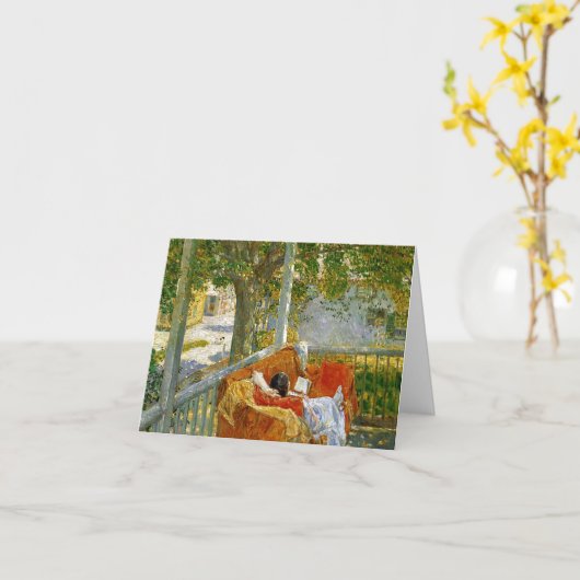 Couch op de veranda kaart (Gele Bloem)