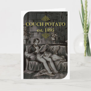Couch Potato Birthday Card Kaart