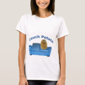 Couch Potato Funny Maternity T-shirt (Voorkant)