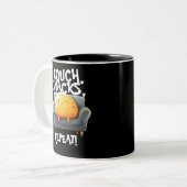 Couch Potato Funny Mug Tweekleurige Koffiemok (Voorkant links)