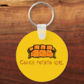 Couch Potato Girl Sleutelhanger (Voorkant)