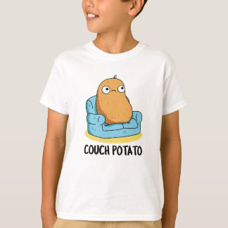 Couch Potato Grappige Aardappel Pun T-shirt