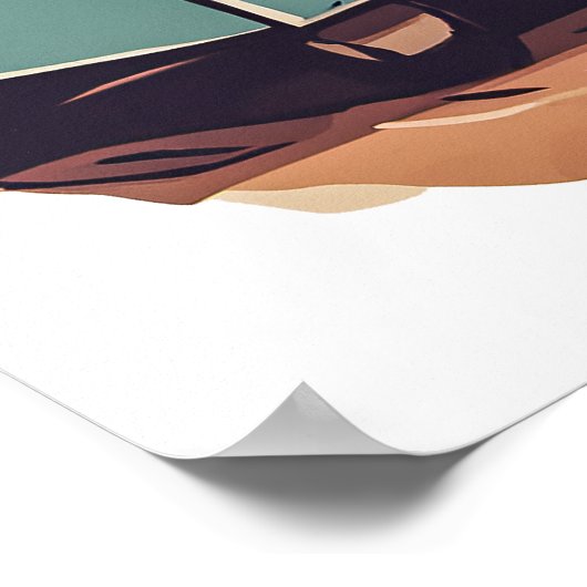 Couch Potato - Kunstdruk Poster (Hoek)