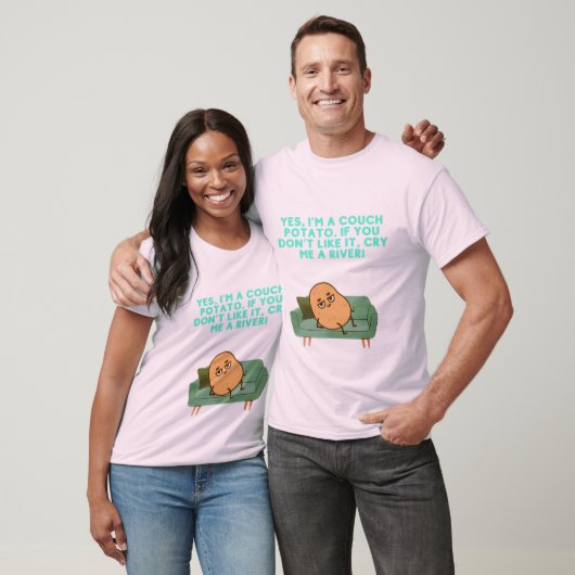 COUCH POTATO T-shirt - Funny Couch Potato (Unisex)
